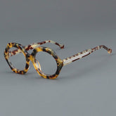 Roslin Retro Glasses Frame Geometric Frames Southood Leopard